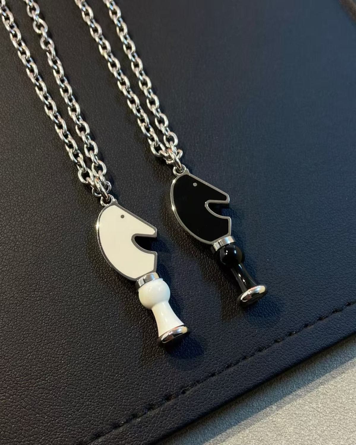 Horsehead Chess Necklace — view 1