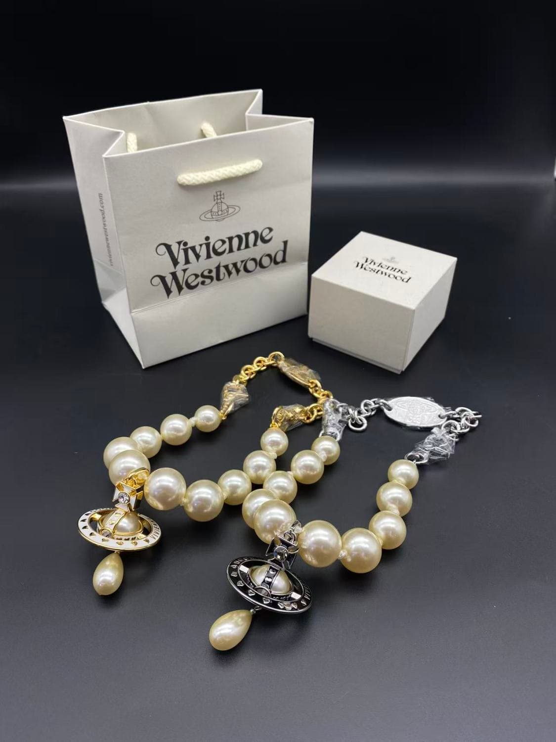 Nana Large Pearl Necklace — view 1